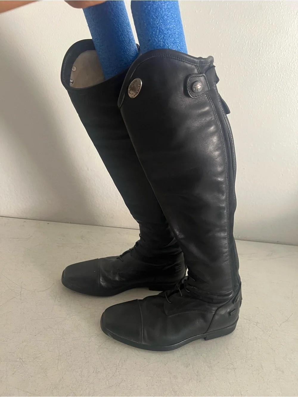 Classic Black Over-the-Knee Riding Boots